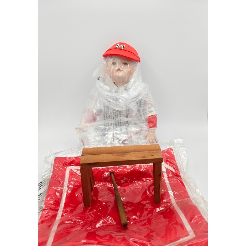 Rare ASHTON DRAKE Porcelain Baseball Player Doll "Michael" Yolanda Bello